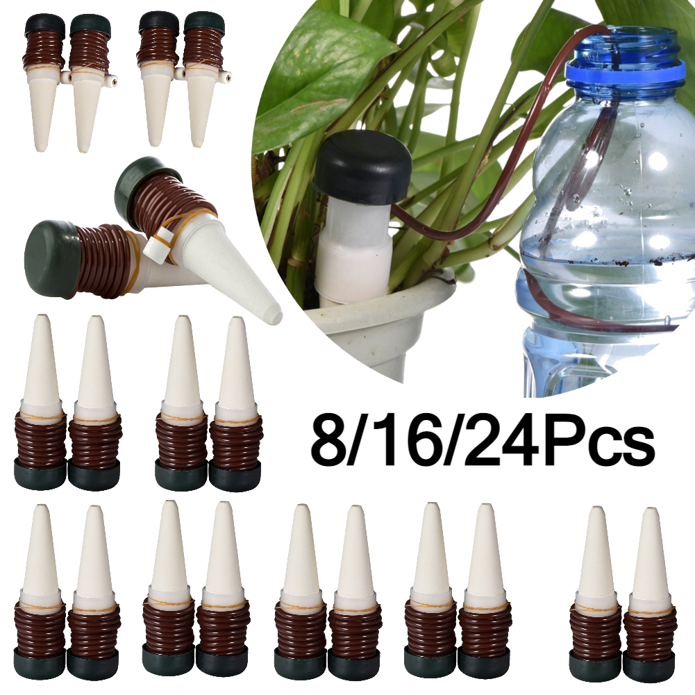 Self Watering Insert - 8-24Pcs Self-Watering Probes Automatic Drip Watering