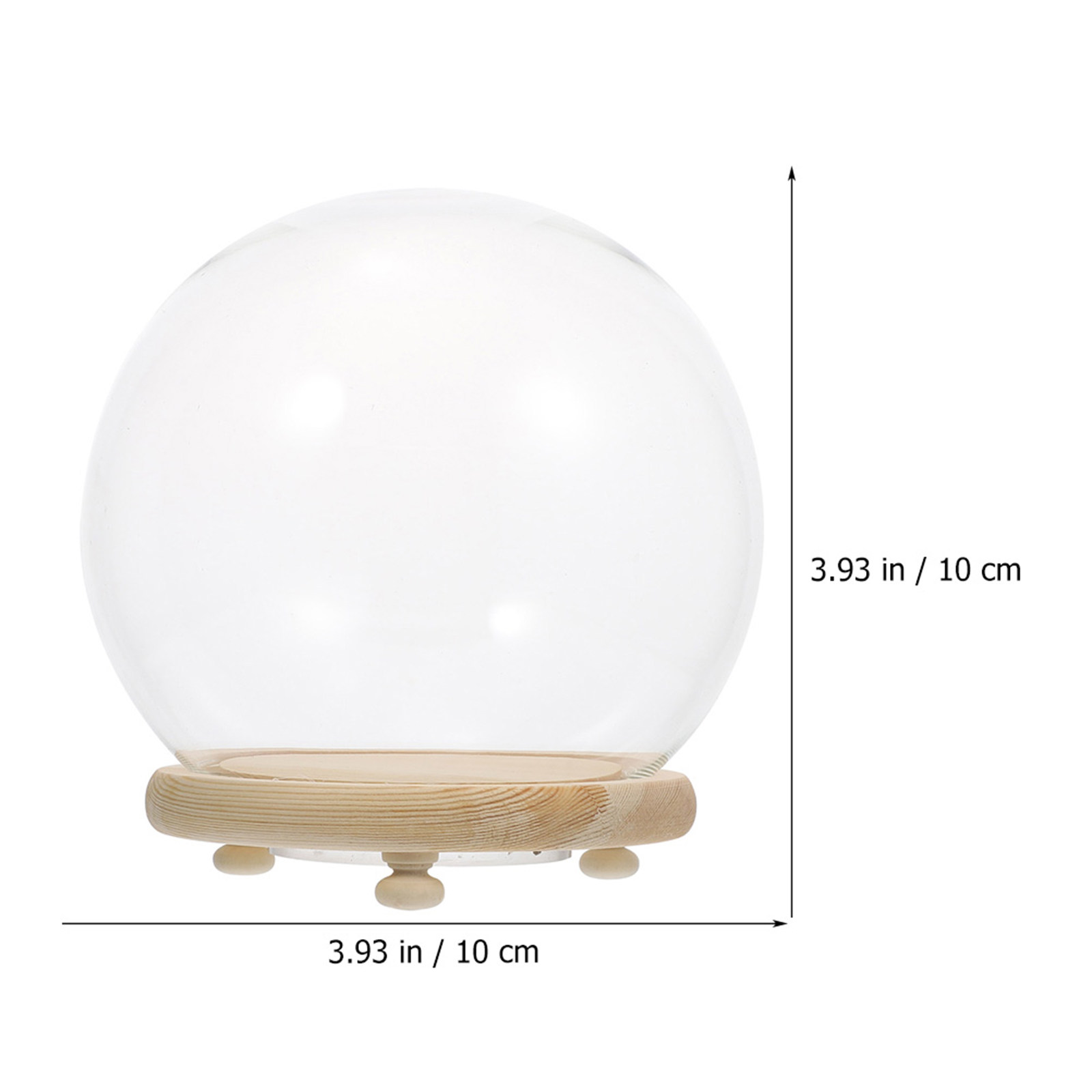 Clear Glass Dome Display Cover - огляд і ціна Plastic Dome Clear