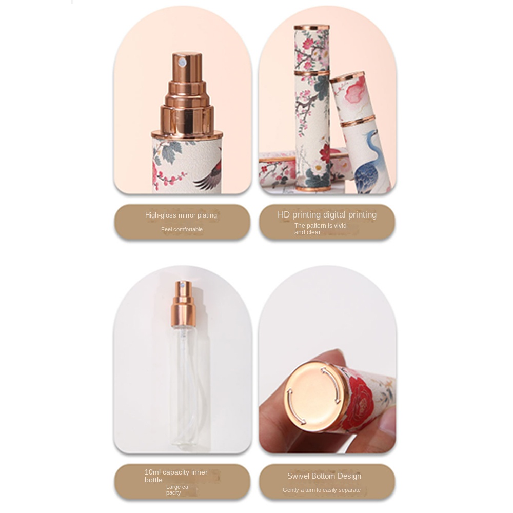 Portable PU Leather Perfume Bo - огляд і ціна Misting Bottle Fine