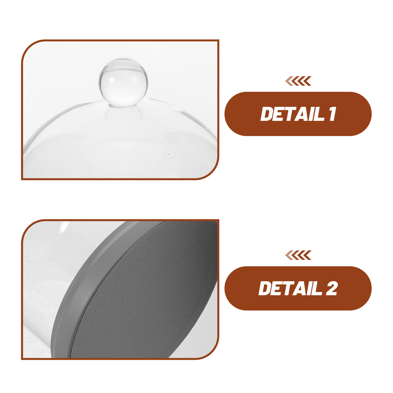 Glass Dome Cloche Clear Bell J - огляд і ціна Plastic Dome Clear