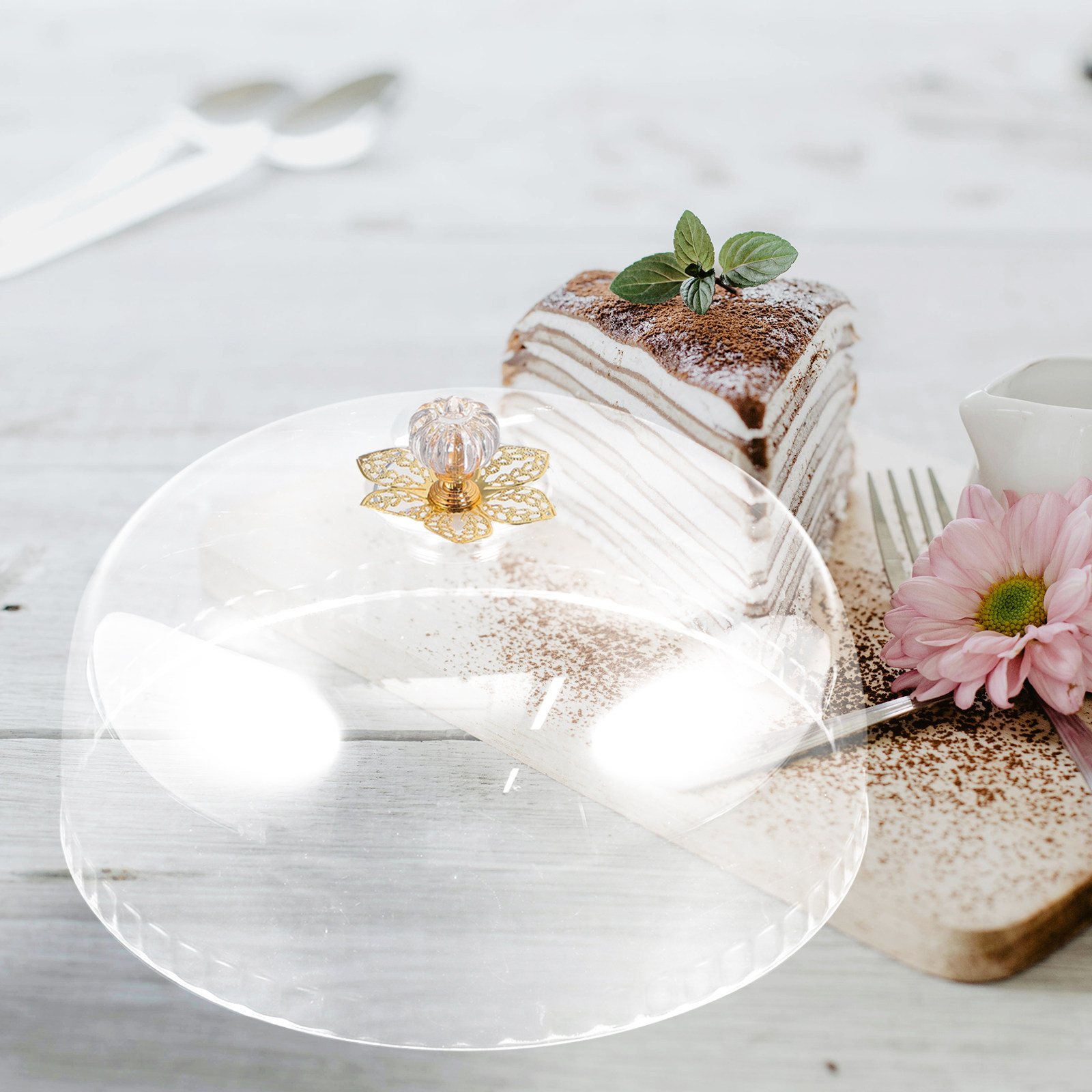 Clear Transparent Cake Dome Ac - огляд і ціна Plastic Dome Clear