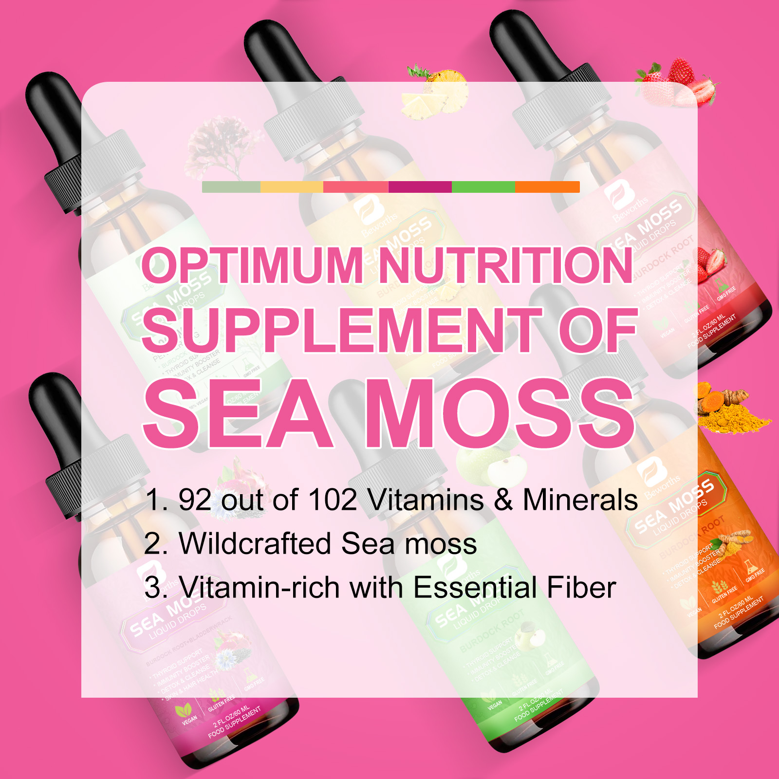 BEWORTHS 3000MG Seamoss Liquid - огляд і ціна Root Stimulator Liquid