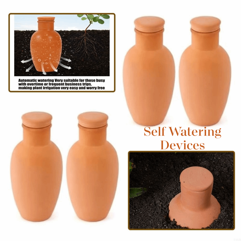 4Pcs Terracotta Material Autom - огляд і ціна Self Watering Insert
