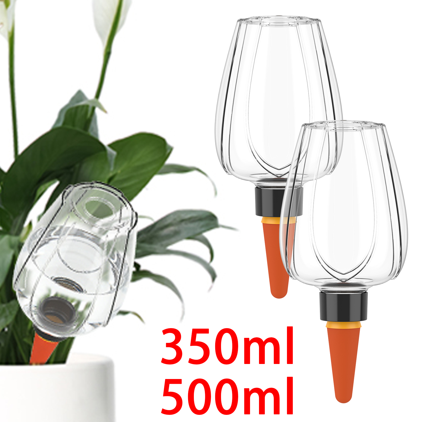 4Pcs Plant Watering Globe Clea - огляд і ціна Self Watering Insert