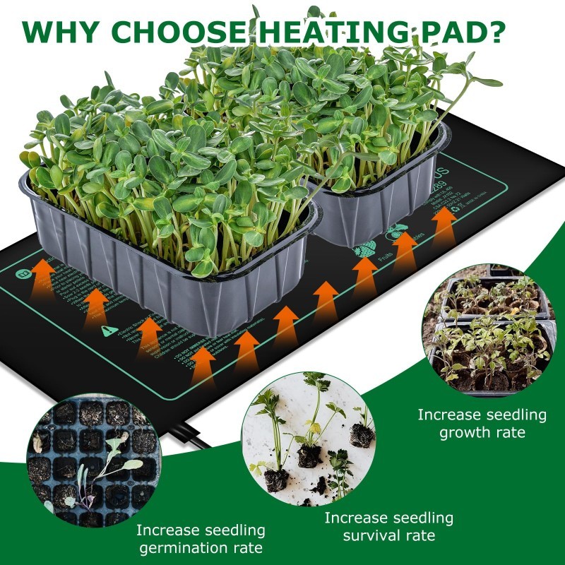 Seedling Heating Mat  Indoor P - огляд і ціна Rooting Gel Clone
