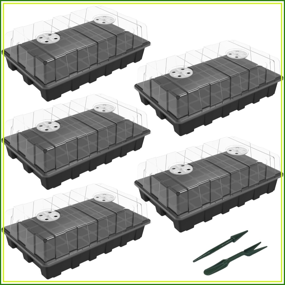 5-Set Seed Starter Tray Kits,  - огляд і ціна Humidity Dome Kit