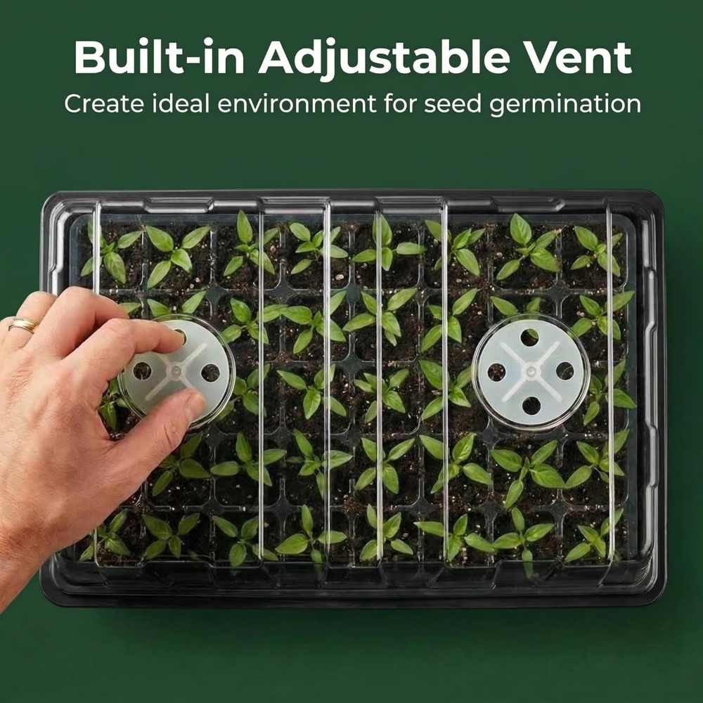 5-Set Seed Starter Tray Kits,  - огляд і ціна Humidity Dome Kit