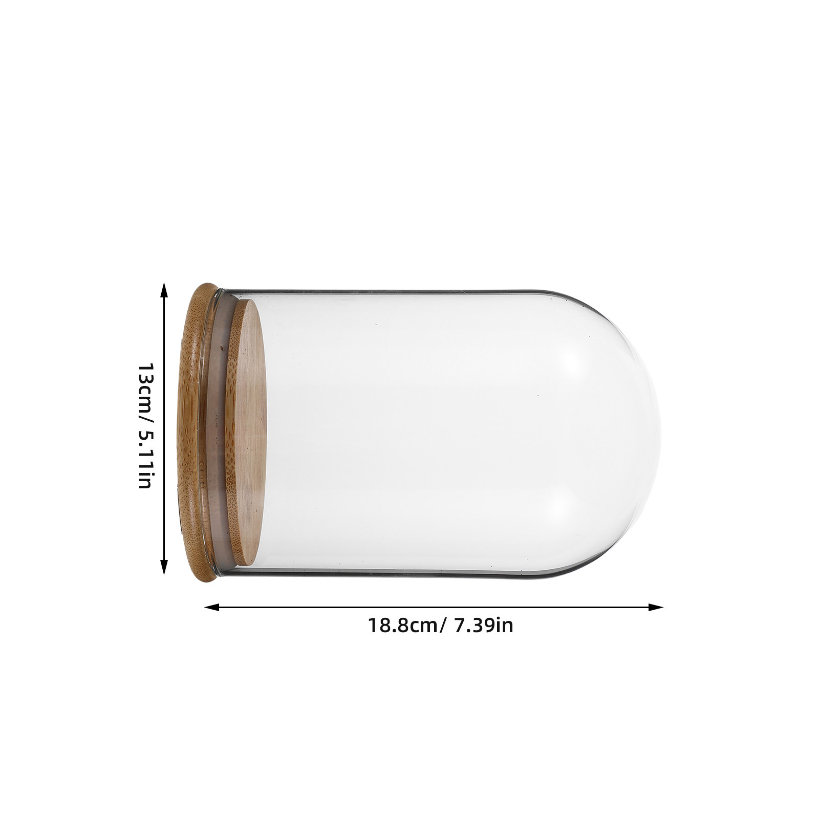 Glass Cloche Display Dome Bell - огляд і ціна Plastic Dome Clear