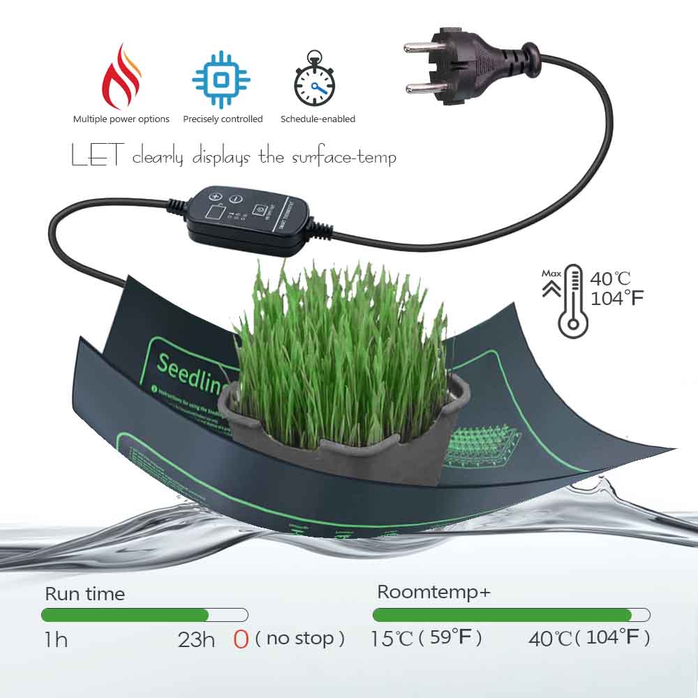 9-100W PVC Plants Heating Pad  - огляд і ціна Heat Mat Seedling