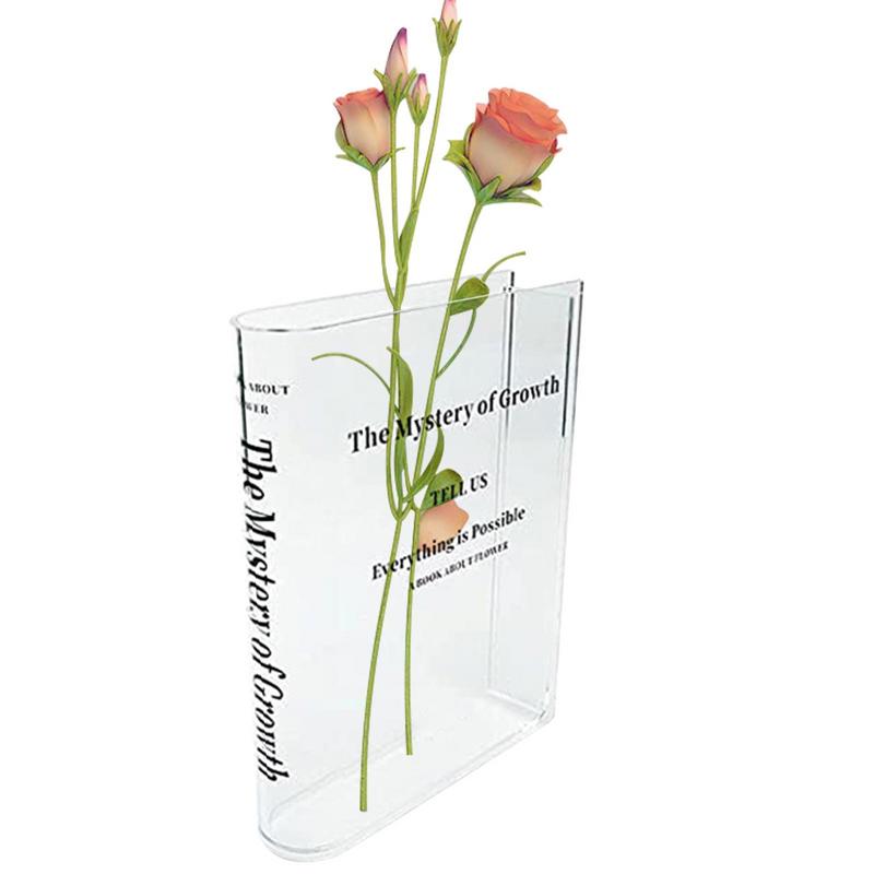 Clear Book Vase Aesthetic Acry - огляд і ціна Propagation Station Vase