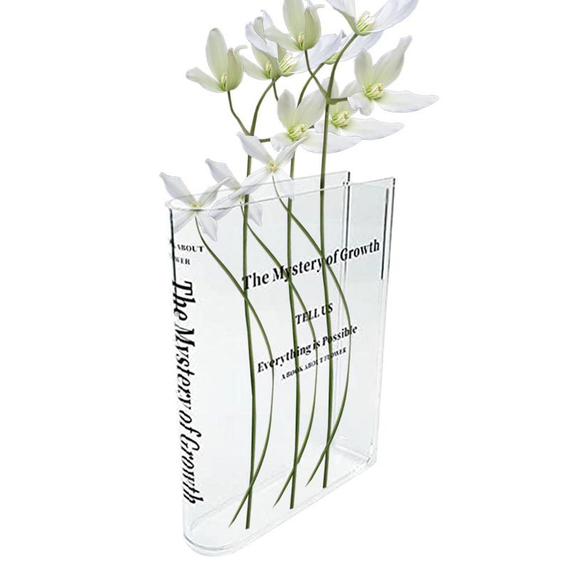 Clear Book Vase Aesthetic Acry - огляд і ціна Propagation Station Vase