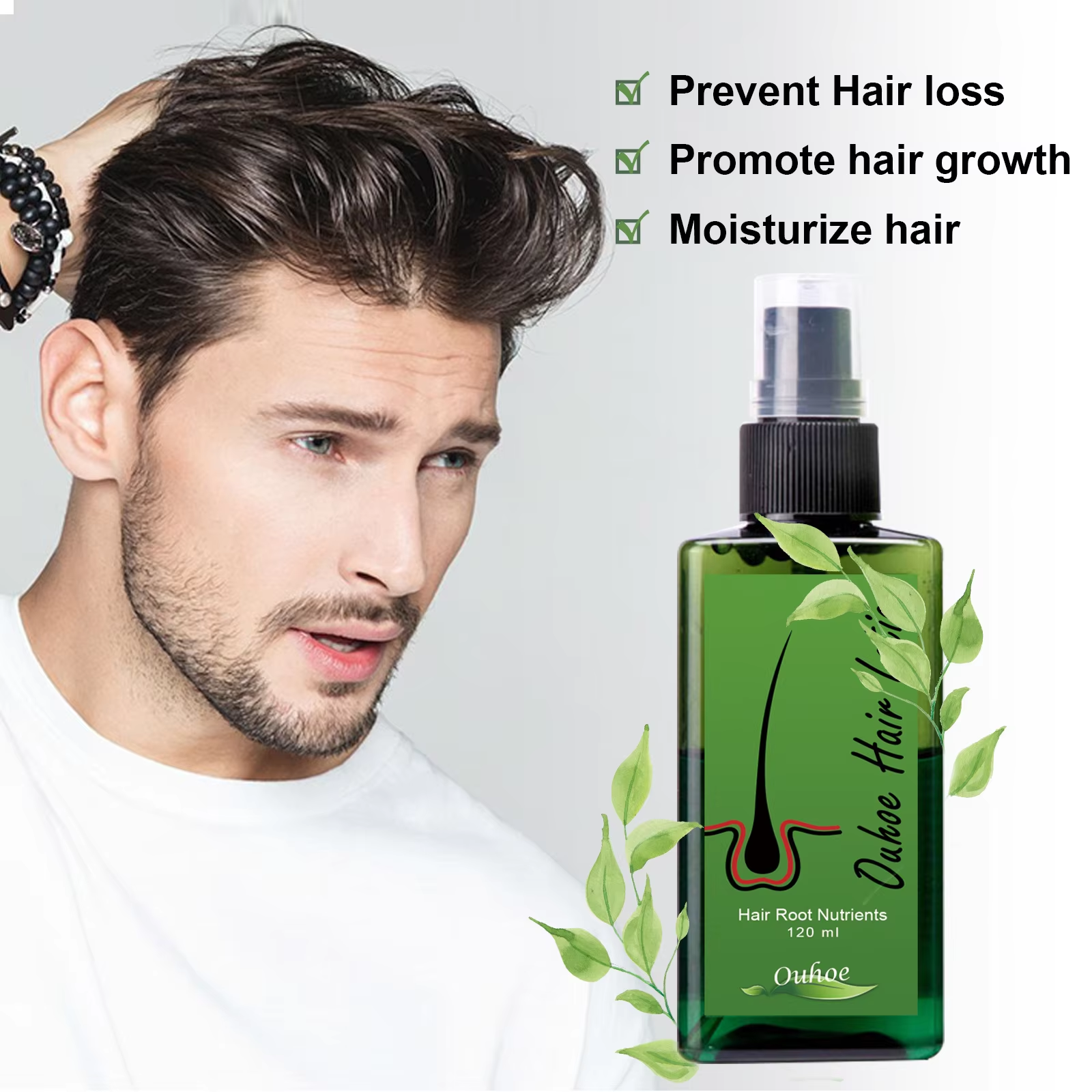 Hair Growth Spray Anti Hair Lo - огляд і ціна Root Stimulator Liquid