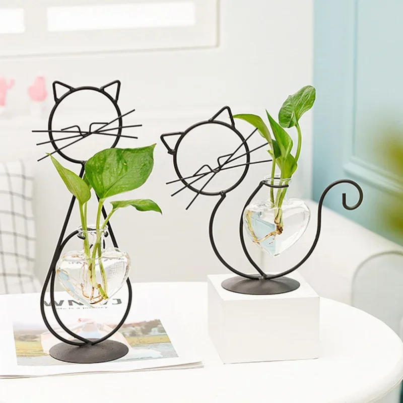 Hydroponic Glass Heart Vase Wi - огляд і ціна Propagation Station Vase