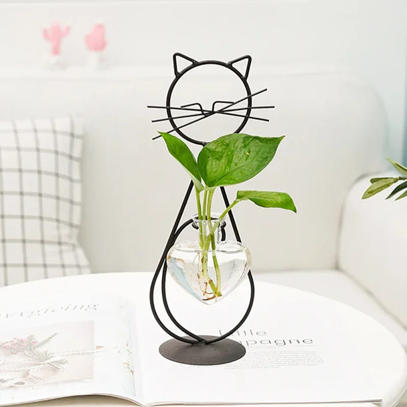 Hydroponic Glass Heart Vase Wi - огляд і ціна Propagation Station Vase