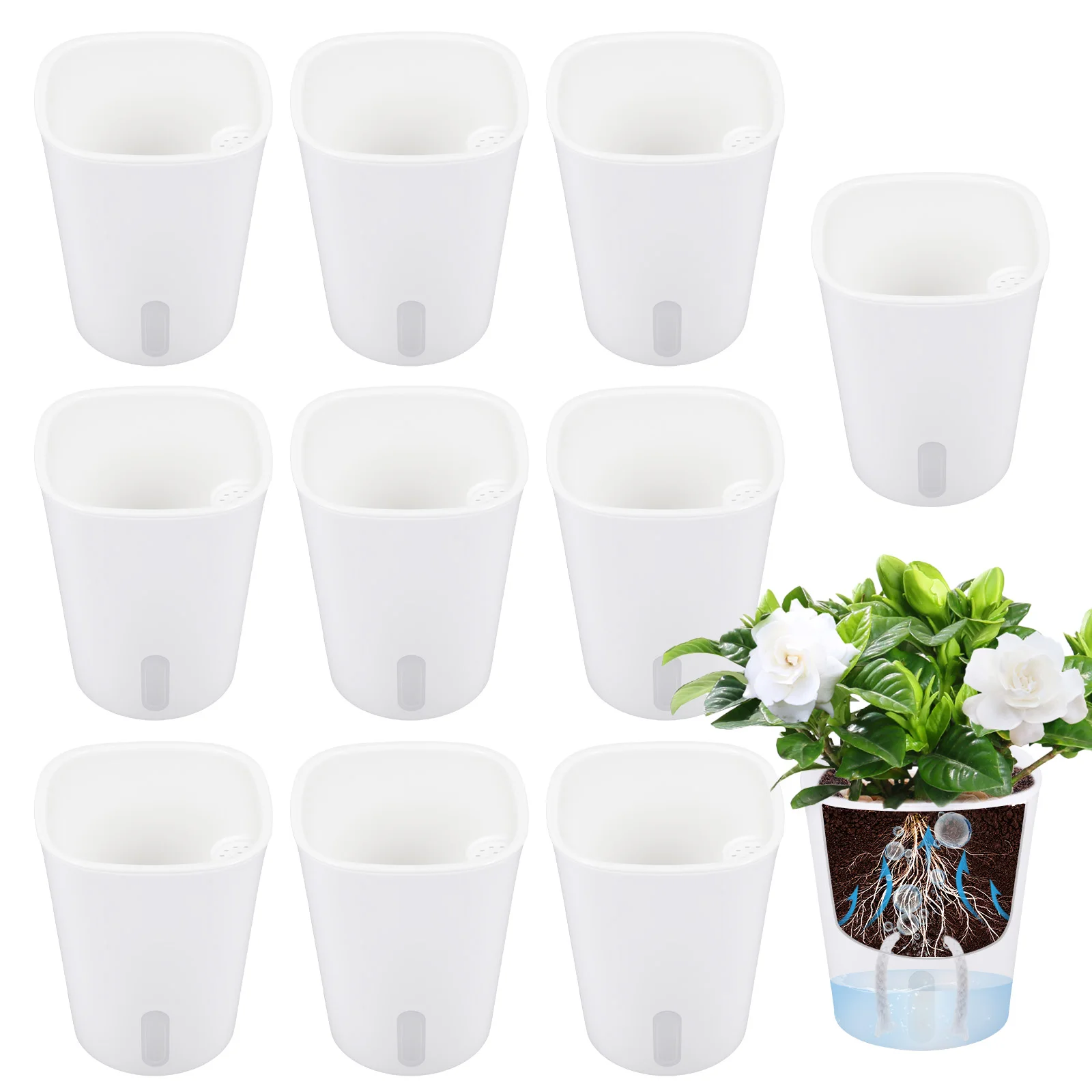 10 Pcs Self Watering Planter L - огляд і ціна Self Watering Insert