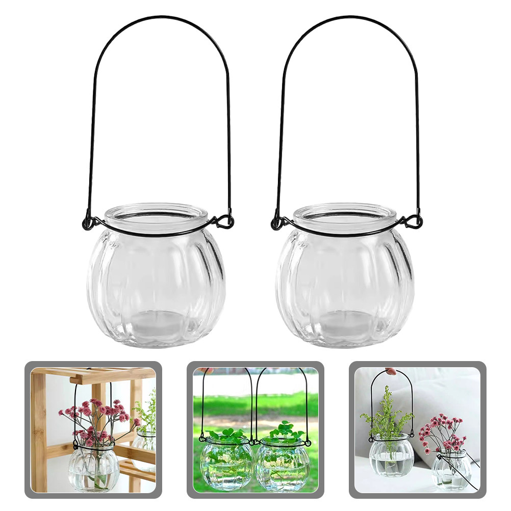6Pcs Transparent Hanging Glass - огляд і ціна Propagation Station Vase