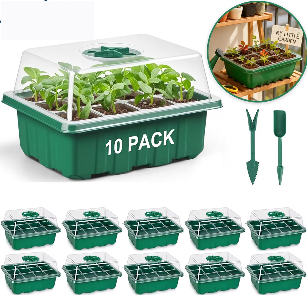 3Pcs Seed Starter Tray Mini Gr - огляд і ціна Humidity Dome Kit