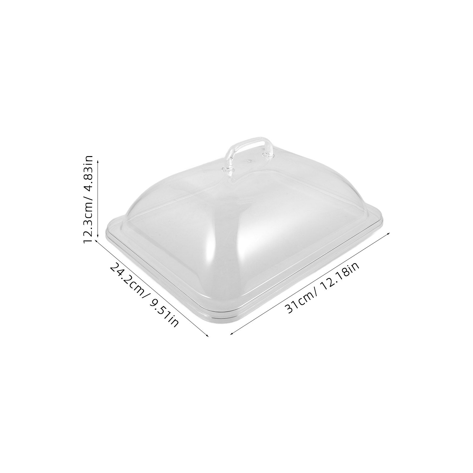 Clear Acrylic Cake Dome Cover  - огляд і ціна Plastic Dome Clear